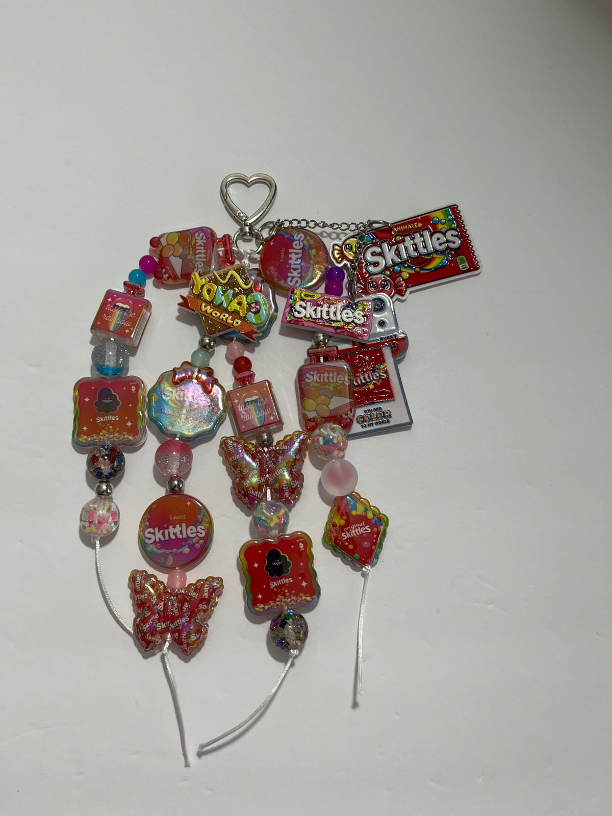 Skittles Candy Keychain/Purse Charm