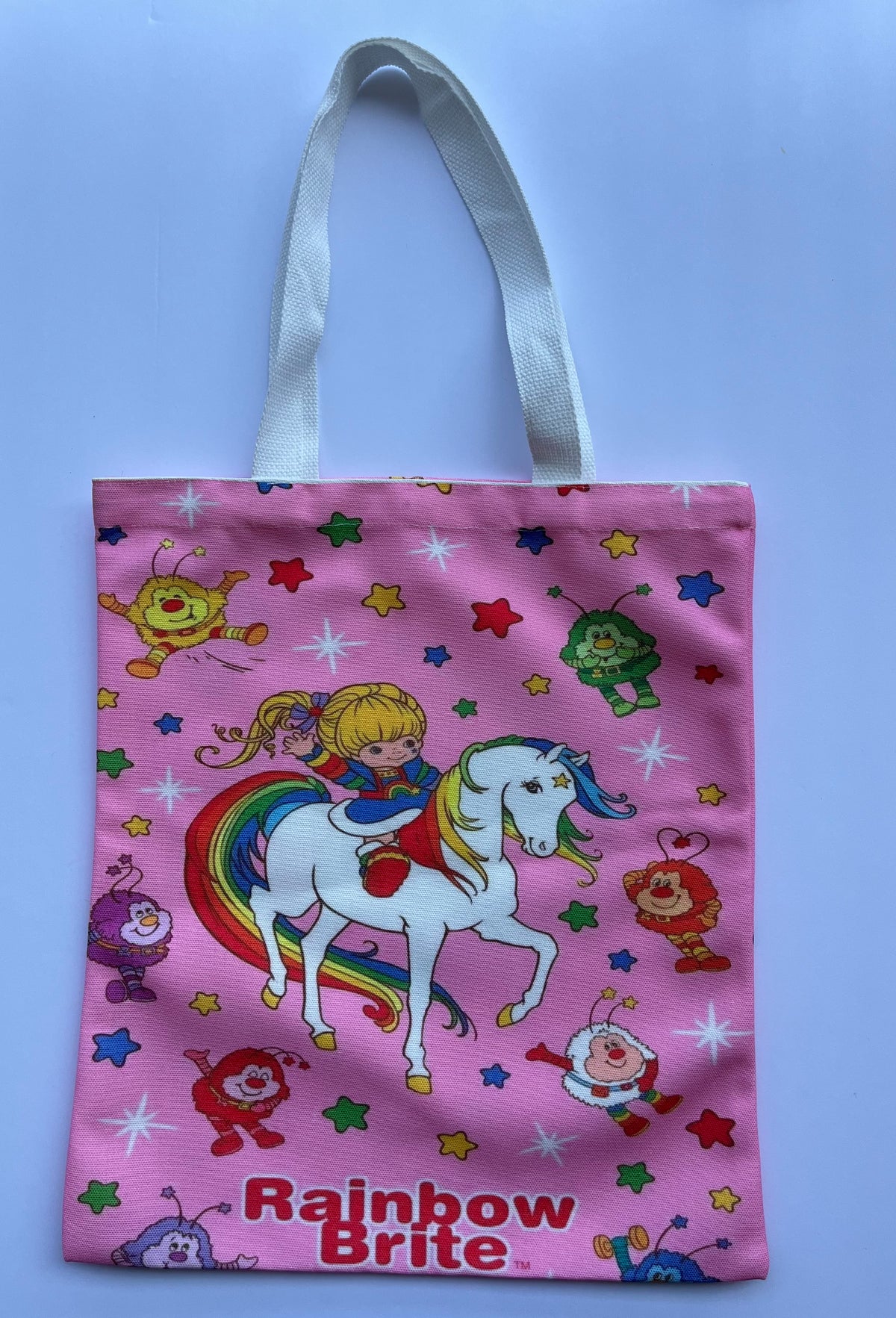 Rainbow Brite Unicorn Pink Tote Bag