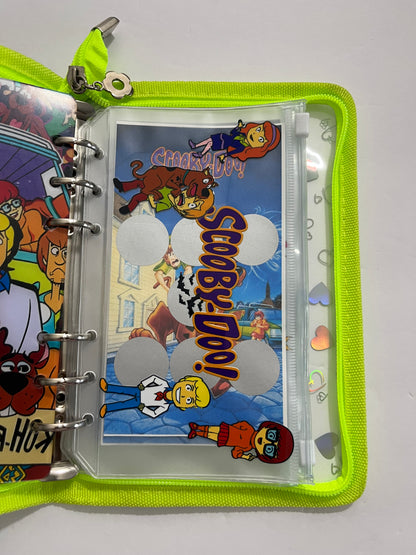 Scooby Doo Mystery A6 size Savings Challenge binder