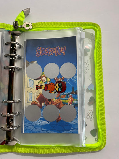 Scooby Doo Mystery A6 size Savings Challenge binder