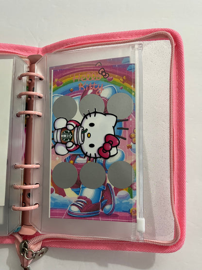 Hello Kitty A6 size mystery savings challenge binder