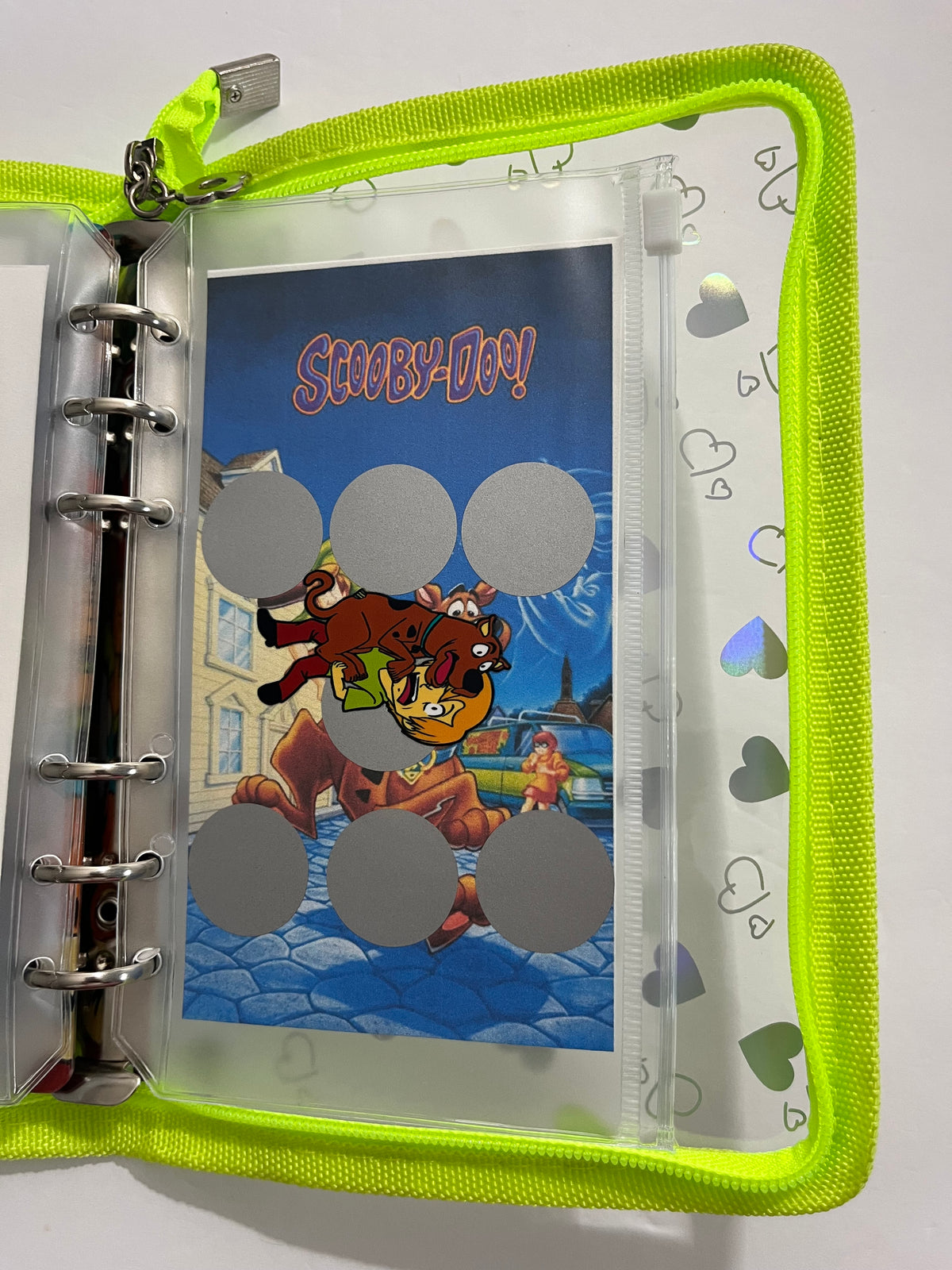 Scooby Doo Mystery A6 size Savings Challenge binder