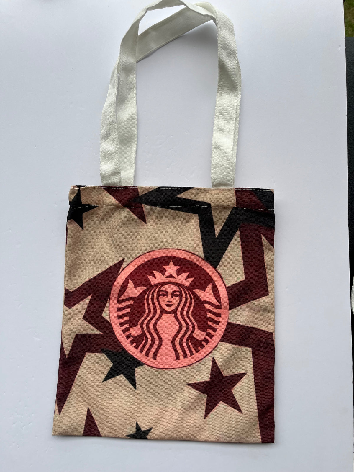Starbucks Themed Tote Bag