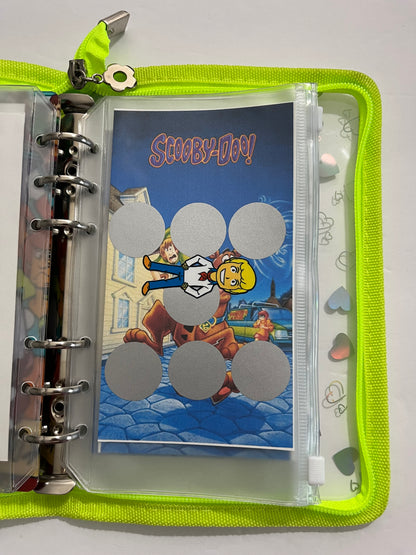 Scooby Doo Mystery A6 size Savings Challenge binder
