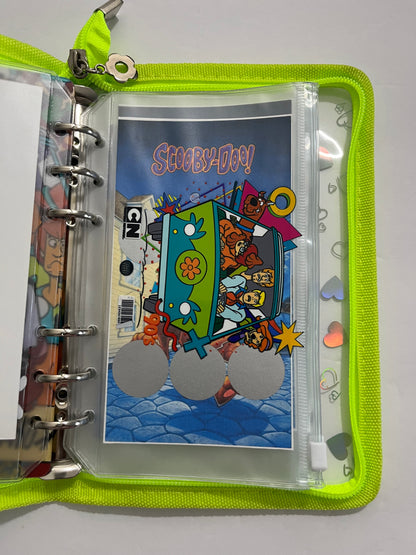 Scooby Doo Mystery A6 size Savings Challenge binder