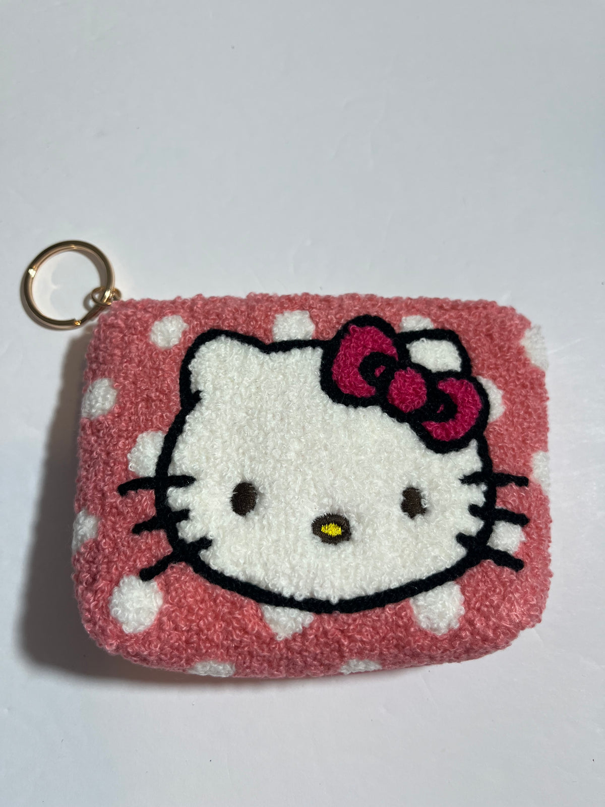 Plush Hello Kitty small zipper wallet
