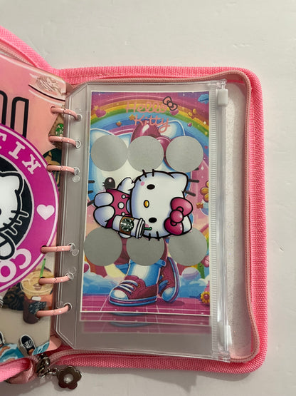 Hello Kitty A6 size mystery savings challenge binder