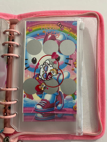 Hello Kitty A6 size mystery savings challenge binder