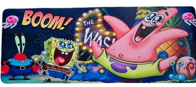 Spongebob and Patrick Desk Mat