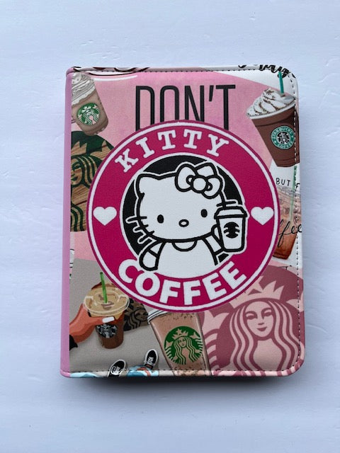 Hello Kitty Starbucks Zipper Binder with Paper